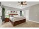 Serene bedroom featuring a cozy king bed, side tables, and a neutral color palette at 7716 Traders Hollow Ln, Indianapolis, IN 46278