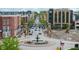 Street view looking toward the Carmel Arts & Design District with a fountain at 780 Wilson Terrace Ct, Carmel, IN 46032