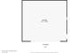 Floorplan depicting the layout of the detached garage at 944 N Harbison Ave, Indianapolis, IN 46219