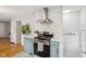 Modern kitchen with stainless steel appliances, subway tile backsplash, and convenient gas range at 944 N Harbison Ave, Indianapolis, IN 46219