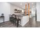 Spacious kitchen island with bar seating and modern finishes, perfect for entertaining guests at 1009 Harrison St, Indianapolis, IN 46202