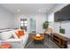 Cozy living room featuring modern decor, comfortable seating, and a stylish entertainment center at 1009 Harrison St, Indianapolis, IN 46202