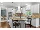 Modern kitchen featuring an island, stainless steel appliances, and granite countertops at 10504 Ruxton Ct, Fishers, IN 46040
