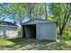 View of an open storage shed, great for yard equipment and tools at 11600 N 100 E, Morristown, IN 46161