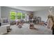 Spacious bonus room with lots of natural light and neutral carpet at 12811 Corydon Dr, Fishers, IN 46037
