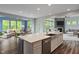 Open-concept kitchen seamlessly connects the dining and living areas, great for entertaining and Gathering gatherings at 12811 Corydon Dr, Fishers, IN 46037
