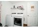 Functional laundry room with modern washer and dryer units, providing convenience at 17951 Paula Walk, Westfield, IN 46074