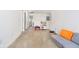 Upstairs playroom with soft carpet, play sofa and play kitchen at 17951 Paula Walk, Westfield, IN 46074
