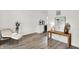 Inviting living room showcases a wine cooler and minimalist decor at 213 S State Ave, Indianapolis, IN 46201