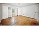 Bedroom features two spacious closets at 3516 Janet Dr, Indianapolis, IN 46218