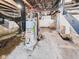 Unfinished basement provides ample storage space and features essential utilities at 510 E 23Rd St, Anderson, IN 46016