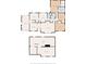 Combined floor plan showing first and second floor layouts, including basement at 5648 Rolling Ridge Rd, Indianapolis, IN 46220