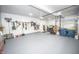Well-organized garage featuring ample storage solutions and a clean, durable floor at 6064 Bartley Dr, Noblesville, IN 46062