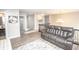 View from the open second floor Gathering room featuring luxury vinyl plank flooring at 6064 Bartley Dr, Noblesville, IN 46062