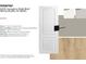 Interior materials and color selections for doors, carpet, flooring, wall paint, and trim paint at 6203 Hampton Walk Blvd, McCordsville, IN 46055