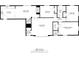 Detailed floor plan showcasing the layout of the home, including kitchen, living room, bedrooms, and bathrooms at 818 Merry Ln, Greenwood, IN 46142
