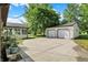 A view of a house with a garage with two doors at 8834 W 1050 S, Fortville, IN 46040