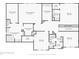 Second floor layout featuring bedrooms, bathrooms, laundry, and closet space at 9155 Kerwood Dr, Indianapolis, IN 46240