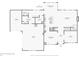 Detailed floor plan showing layout of kitchen, living room, garage, and office at 9155 Kerwood Dr, Indianapolis, IN 46240