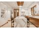 Spacious kitchen featuring an island with bar seating and modern light fixtures at 9387 Sullivan Pl, Zionsville, IN 46077