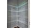 Walk-in pantry features white wire shelving for optimal storage at 9823 Pica Dr, Fishers, IN 46040