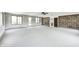 Spacious finished basement with new carpet, fireplace, and plentiful natural light at 101 N Westbury Rd, Pendleton, IN 46064