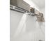 White shelving unit with storage baskets and wooden hangers, offering functional storage solutions at 1067 Marston Ln, Avon, IN 46123