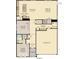 First floor floor plan showing the kitchen, dining room, great room, study, garage and flex suite at 1067 Marston Ln, Avon, IN 46123