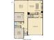 Open-concept first floor plan featuring a great room, kitchen, study, and flex suite at 1075 Marston Ln, Avon, IN 46123
