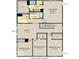Second floor plan featuring a spacious owner's suite, three additional bedrooms, and a loft at 1075 Marston Ln, Avon, IN 46123