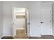 Bedroom closet featuring ample storage space with built-in shelving and light walls at 1142 Canterbury S Sq # B, Indianapolis, IN 46260