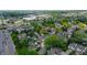 Aerial view of a residential neighborhood with easy access to nearby shopping and restaurants at 11614 Buttonwood Dr, Carmel, IN 46033