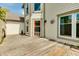 Backyard deck that is perfect for entertaining or relaxing at 11614 Buttonwood Dr, Carmel, IN 46033