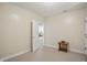 Bright bedroom features neutral walls and carpet, and includes direct access to another room at 12065 Gray Eagle Dr, Fishers, IN 46037