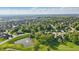Scenic community pond, perfect for a relaxing afternoon surrounded by nature at 12065 Gray Eagle Dr, Fishers, IN 46037