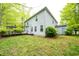 Spacious backyard with lush greenery, patio, shed, and a serene setting at 1334 Legacy Ct, Indianapolis, IN 46234