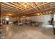 Spacious unfinished basement with exposed ceiling, concrete floor, and ample room for storage at 14018 Powder Dr, Carmel, IN 46033