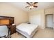 Well-lit bedroom with closet space and cozy decor, ideal for rest and relaxation at 14018 Powder Dr, Carmel, IN 46033