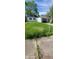The home has a backyard with an overgrown lawn and a detached garage at 1632 W 8Th W St, Anderson, IN 46016