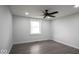 Bedroom with hardwood floors, ceiling fan, and natural light from the window at 1737 W 1000 N, Alexandria, IN 46001