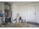 Garage with utility sink and water treatment system at 1737 W 1000 N, Alexandria, IN 46001