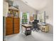 Bright office space featuring carpet, natural light and built-in storage for organization at 19519 Creekview Dr, Noblesville, IN 46062
