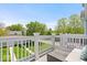 Balcony overlooking a well-maintained yard with greenery at 2405 N Park Ave, Indianapolis, IN 46205