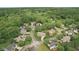 Beautiful neighborhood featuring manicured lawns and mature trees in a serene, wooded setting at 2884 Brook Vista Dr, Carmel, IN 46032