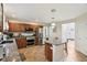 Spacious kitchen with stainless steel appliances, granite countertops, and a central island for food preparation at 2884 Brook Vista Dr, Carmel, IN 46032