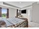 Bedroom featuring neutral paint, carpet, and a large window at 3546 Brampton Ln, Westfield, IN 46074