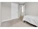 Neutral bedroom with a bed, closet with doors, and natural light at 3546 Brampton Ln, Westfield, IN 46074