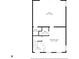 Detailed floor plan featuring the layout of the basement level with garage, bath, utility and recreation room at 3546 Brampton Ln, Westfield, IN 46074