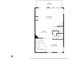 Detailed floor plan featuring the layout of the main level with living room, dining area, and kitchen at 3546 Brampton Ln, Westfield, IN 46074