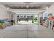 Spacious two-car garage offering ample space for storage and parking with well lit ceiling at 3546 Brampton Ln, Westfield, IN 46074